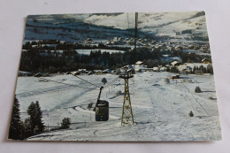 Megeve Letelepherique Du Mont Arbois Dans Le Fond La Station 1971 - Megève