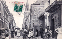 72 - Sarthe - LE GRAND LUCE - Grand Rue ( Belle Animation ) Boucherie - Le Grand Luce