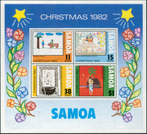 Samoa 1982 SG633 Christmas Children's Pictures MS MNH - Samoa