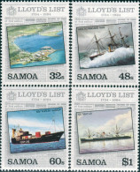 Samoa 1984 SG673-676 Lloyd's List Set MNH - Samoa