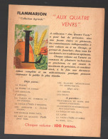 Pub FLAMMARION Collection AUX 4 VENTS   (voir La Description) (PPP47523) - Publicités