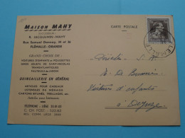 Maison MAHY ( R. Jacquemin-Mahy ) > Flémalle-Grande ( Briefkaart/Drukwerk Met PUBLI ) Anno 1956 > Deynze ( Zie Scans ) ! - Flémalle