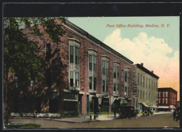 AK Medina, NY, Post Office Building  - Sonstige & Ohne Zuordnung