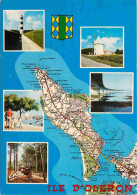 17 - Ile D'Oléron - Multivues - Carte Géographique Michelin - Blasons - CPM - Voir Scans Recto-Verso - Ile D'Oléron