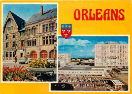 45 - Orléans - Multivues - Automobiles - Blasons - CPM - Voir Scans Recto-Verso - Orleans