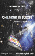[MD9867] CPM - TORINO MOLE ANTONELLIANA - ERASMUS DAY - ONE NIGHT IN EUROPE - PERFETTA - NV - Mole Antonelliana