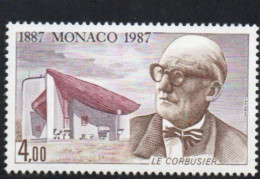 Monaco Timbres Neufs  Yvert N° 1606, Le Corbusier, Notre Dame Du Haut à Ronchamp, **, - Churches & Cathedrals