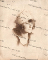 Portrait Of A Woman With A Headband. (Original Photo, B/W, 1930/40, 8x11 Cm.) * - Personnes Anonymes