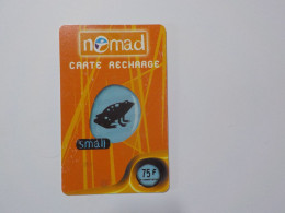 CARTE TELEPHONIQUE    Bouyges Telecom    Nomad " Small"   75Francs - Cellphone Cards (refills)