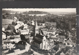 95 - SANTEUIL - En Avion Au Dessus De ... Santeuil - L' Eglise - Santeuil