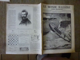 Le Monde Illustré Avril 1882 Drame Du Havre Lacroisey Munkacsy - Revistas - Antes 1900