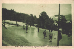 FR66 FONT ROMEU - Au Gagne Petit - Sports D'Hiver - Le Jeu De Curling - Animée - Belle - Autres & Non Classés