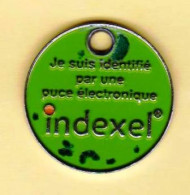 Jeton De Caddie " INDEXEL "  _Je049 - Trolley Token/Shopping Trolley Chip