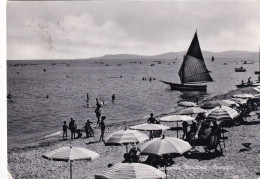 Cartolina Falconara Marittima ( Ancona ) La Spiaggia - Ancona