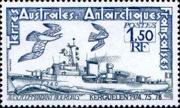 TAAF Poste N** Yv: 80 Mi:139 Aviso Commandant Bourdais - Unused Stamps