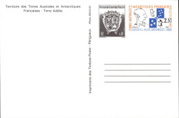 TAAF Entier-P N** Yv:2-CP Mi: Amiral Max Douguet - Postal Stationery