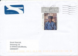 South Africa Cover Sent To Germany DDR 11-2-2015 Single Franked - Cartas & Documentos