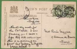 Ad0798 - GB - Postal History -  Postcard From SHEFFIELD To TUNISIA  1909 - Covers & Documents