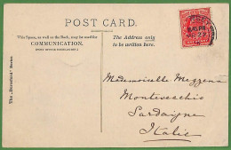 Ad0799 - GB - Postal History -  Postcard From JERSEY To Italy 1924 - Briefe U. Dokumente