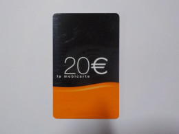CARTE TELEPHONIQUE   Orange   20 Euros - Mobicartes