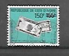 TIMBRE OBLITERE  DU COTE D'IVOIRE SURCHARGE DE 1991 N° MICHEL 1051 II - Ivory Coast (1960-...)