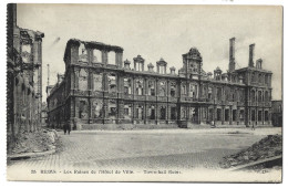 51   Reims -   Les Ruines De L'hotel De Ville - Reims