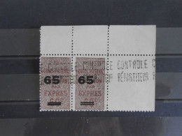 ALGERIE YT 15 Et 15a TIMBRE COLIS POSTAL Surchargé 65c TYPE IX Et X** - Colis Postaux