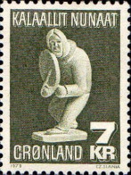 Groenland Poste N** Yv:105 Mi:117 Artisant Local Sculpture En Bois - Unused Stamps