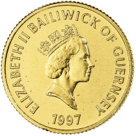 Guernesey, Elizabeth II, 5 Pounds, 1997, British Royal Mint, 50 Ans Du Mariage - Guernesey