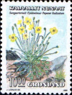 Groenland Poste N** Yv:186 Mi:198 Sungaartorsuit Fjeldvalmut Papaver Radicatum - Autres & Non Classés