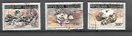 TIMBRE OBLITERE  DU TOGO DE 1992 N° MICHEL 2195/97 - Togo (1960-...)