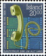 Islande Poste N** Yv:612 Mi:659 Landssimi Islands 80 Ara - Unused Stamps