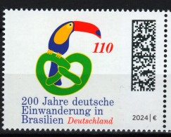 2024 Deutschland Germany Mi. 3833**MNH 200 Jahre Deutsche Einwanderer In Brasilien - Ongebruikt