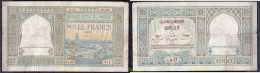 2211 MARRUECOS 1950 1950 MOROCCO MAROKKO 1000 FRANCS MARRUECOS - Morocco