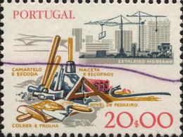 Portugal Poste Obl Yv:1372 Mi:1392x Astaleiro Moderno (Obli. Ordinaire) - Usado