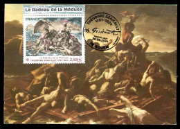 FRANCE (2024) Carte Maximum Card - PARIS PHILEX - Le Radeau De La Méduse, Théodore Gericault 1791-1824 - Art, Painting - 2020-…