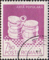 Roumanie Poste Obl Yv:3428 Mi:3925X Arta Populara Suceava (Beau Cachet Rond) - Usado