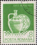 Roumanie Poste Obl Yv:3429 Mi:3926X Arta Populara Oboga & Horezu (Beau Cachet Rond) - Usado