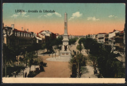 AK Lisboa, Avenida Da Liberdade, Denkmal  - Lisboa
