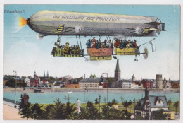 Von Düsseldorf Nach Frankfurt Fantaisie Graf Zeppelin Ottmar Zieher - Duesseldorf