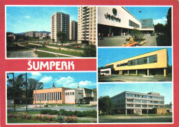 SUMPERK, MULTIPLE VIEWS, ARCHITECTURE, PARK, CAR, CZECH REPUBLIC, POSTCARD - Czech Republic