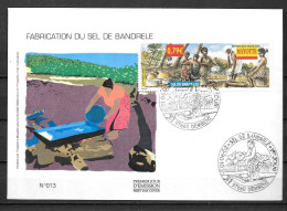 2002 - 130 - FDC - Sel De Bandrélé - 7 - Other & Unclassified