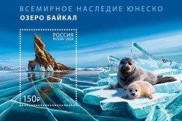 Russia 2024. Lake Baikal (MNH OG) Souvenir Sheet - Ungebraucht