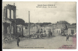 55  Revigny - Guerre 1914 - 1916 - Rue De La Gare - Revigny Sur Ornain