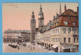 1236 GERMANY ALEMANIA CHEMNITZ MARKT RARE POSTCARD - Chemnitz