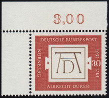 677 Albrecht Dürer ** Ecke O.l. - Unused Stamps