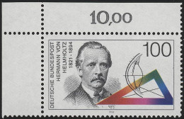 1752 Hermann Von Helmholtz ** Ecke O.l. - Neufs