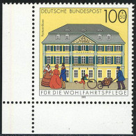 1567 Postamt Bonn 100+50 Pf ** Ecke U.l. - Neufs