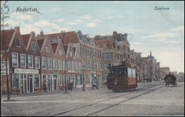 Niederlande AK Amsterdam Overtoom Mit Straßenbahn Und Kutsche, 5.5.1911 - Andere & Zonder Classificatie