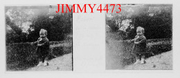 Cormeilles En Parisis - Robert (19 Mois) " La Montagne " 27 Juin 1926 - Plaque De Verre En Stéréo - Taille 44 X 107 - Diapositiva Su Vetro